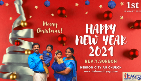 Live | 2021 New Year Service in Tamil | Rev.Y.Sorbon | Happy New Year 2021 | Hebron City AG Church